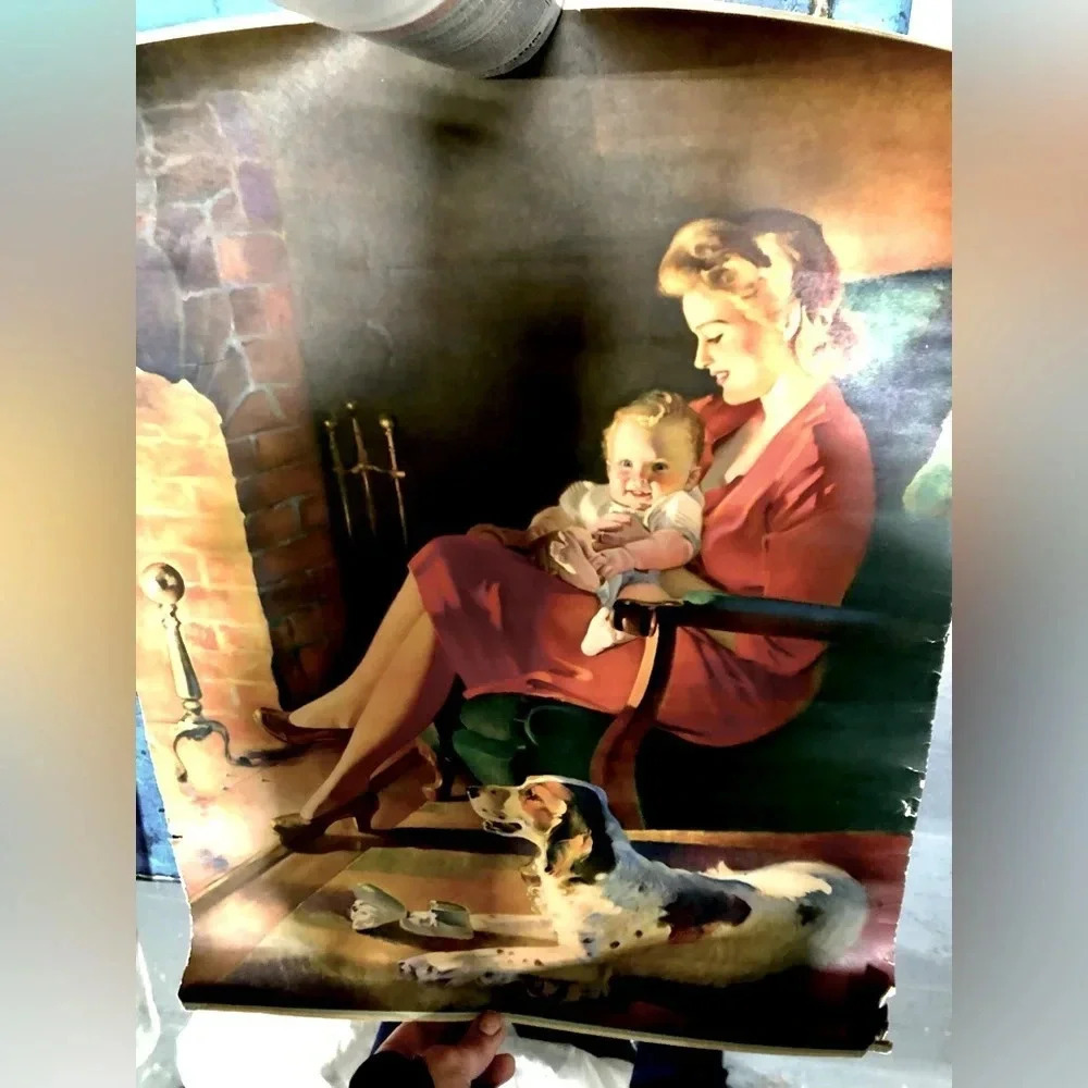 1949 "Fireside Friends" Vintage 40s Collectible